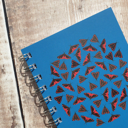 Cinnabar Moths Notebook