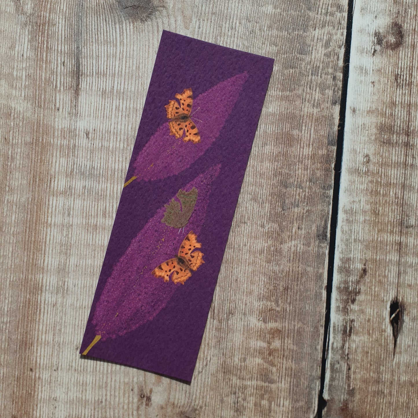 Comma Butterflies Bookmark