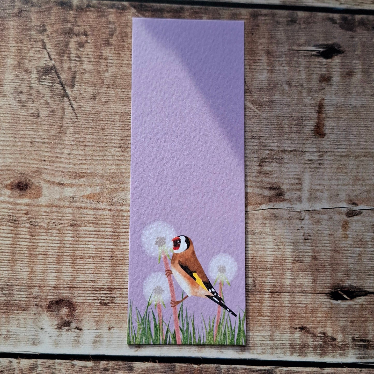 Goldfinches and Dandelions Bookmark