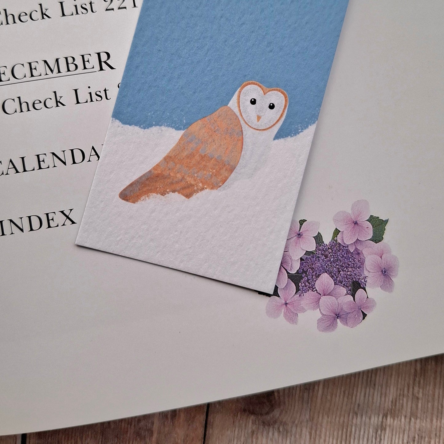 Barn Owl Bookmark