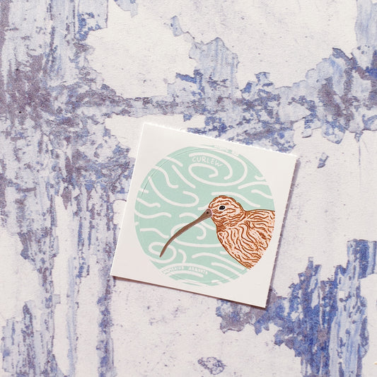 Curlew 38mm Vinyl Sticker